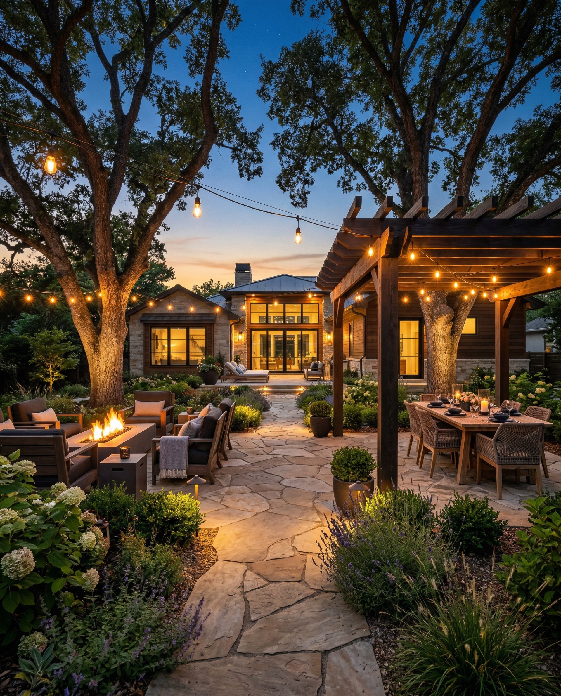 Exterior garden