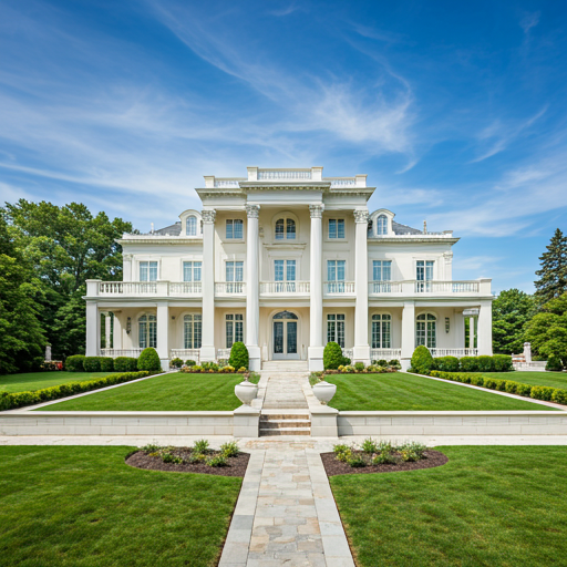 Professional exterior preparation for luxury real estate photography