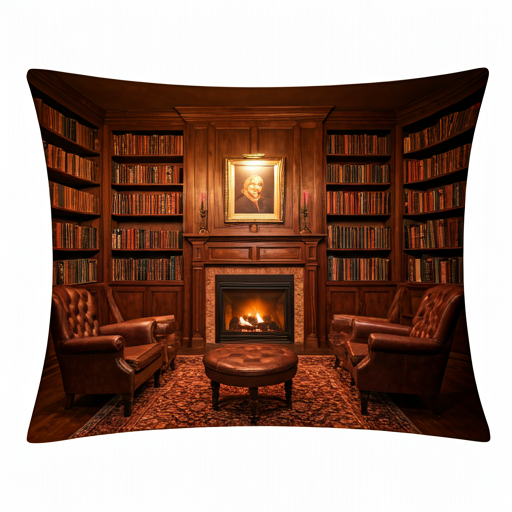 Cinematic video still showcasing warmth and tradition of classic interiors