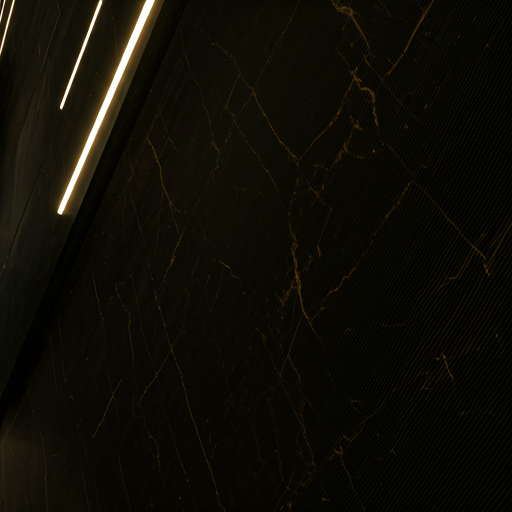 Commercial building interior detail highlighting material finishes